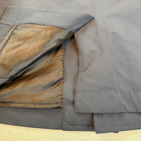 HUGO BOSS Men's Navy Blue Trench Coat Full Length Modern Classic Style Size 40R - Picture 12 of 16